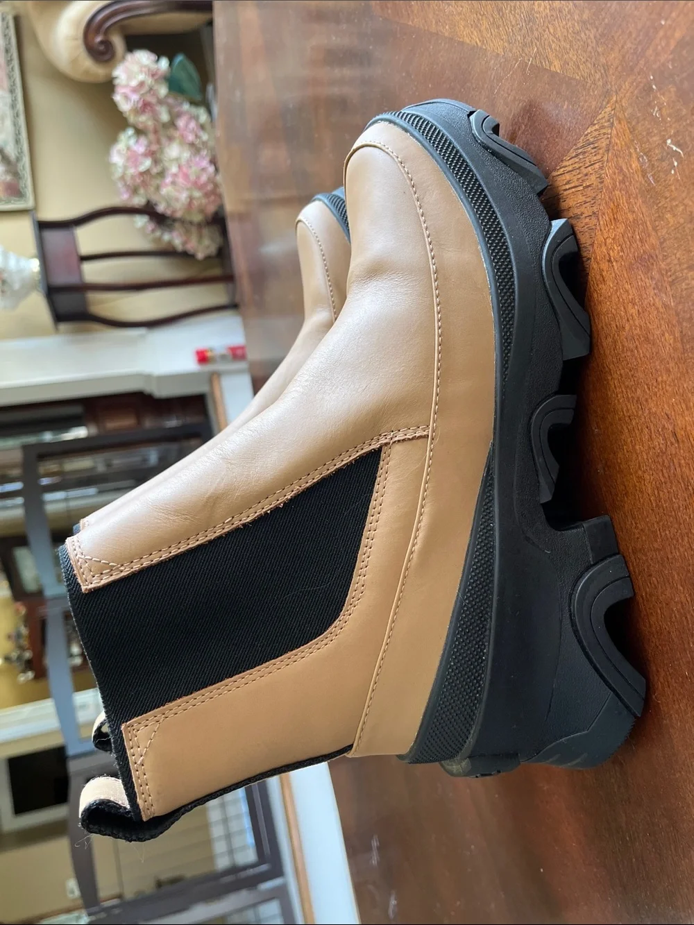 Sorel Men’s Chukka Boots — Tan and Black